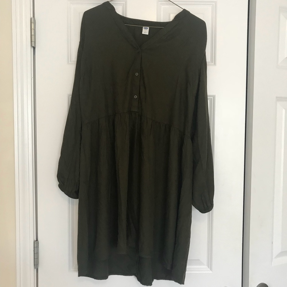 Old Navy Army Green Dress size medium